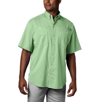 Columbia Muške Košulje - PFG Tamiami II Short Sleeve Zelene | RWQS-95082
